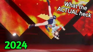 Korone Does a NO-HAND Flip (Aerial) for Hololive 5th Fes + Advent's Reactions [2024]