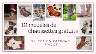 Tricot - Sélection de 10 modèles gratuits de chaussettes