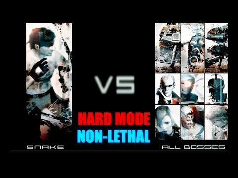 MGS The Twin Snakes - Boss Survival (Hard, Non-Lethal)