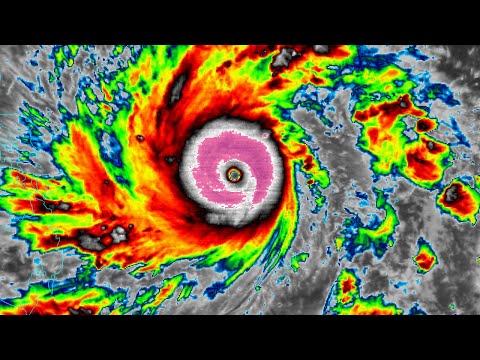 Infrared Satellite Animation of Super Typhoon Hagupit/Ruby (2014)