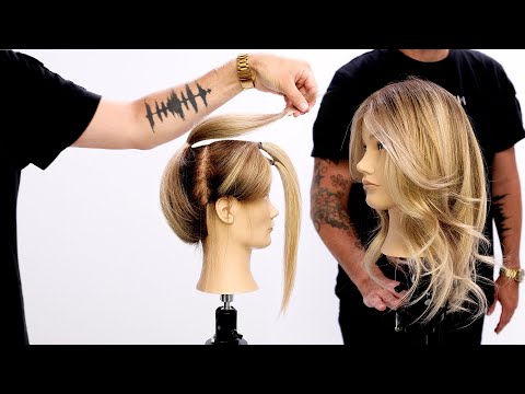 Butterfly Layered Haircut Tutorial Using Only 3...