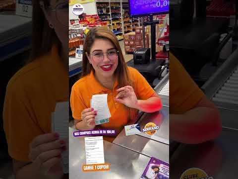 O Serrano Supermercados está em festa!  Serão sorteados 41 Vale-Compras de R$ 600,00 para encher o seu carrinho e 12 TV's de 65 polegadas! Como participar? Nas compras acima de R$ 100,00 ganhe 1 cupom para concorrer, comprando com o Cartão Serrano ou