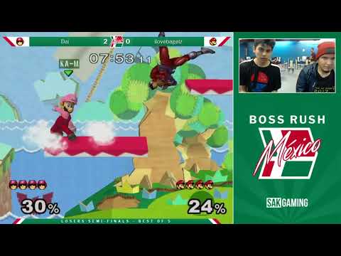 Boss Rush Mexico Losers Semis - Dai (Captain Falcon) vs ilovebagelz (Luigi)
