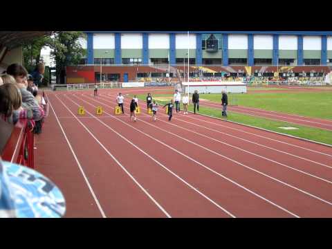 Światowy Dzień Picia Mleka Szkolnego 2012 - bieg na 60m