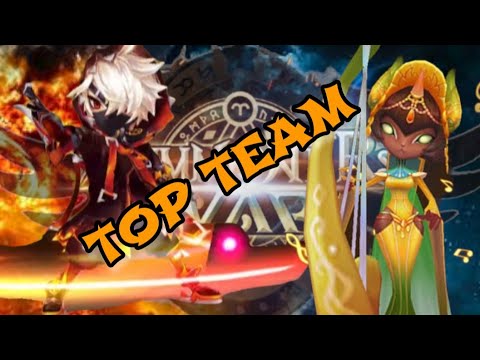 Garo and Triana TOP Team, Summoners war sky arena!!!