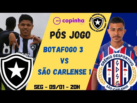 PÓS JOGO BOTAFOGO 3X1 SÃO CARLENSE COPINHA 2023 GRUPO 19 SÃO CARLOS-SP / NOTÍCIAS DO FOGÃO!