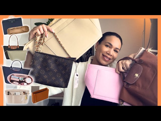 Vídeo relacionado con ZOLGINAH Organizador de Bolsos de Mujer Fieltro para Longchamp, Bag Organizer Insert Bolsillos Interiores Almacenar Cosméticos, con Compartimento Extraíble, Llavero (Beige, L)