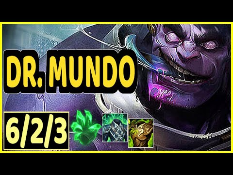 DR. MUNDO VS NIDALEE - 6/2/3 KDA TOP GAMEPLAY CHALLENGER I