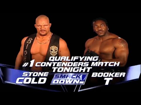 Stone Cold What? Vs Booker T #1 Contender Match 1/24/2002