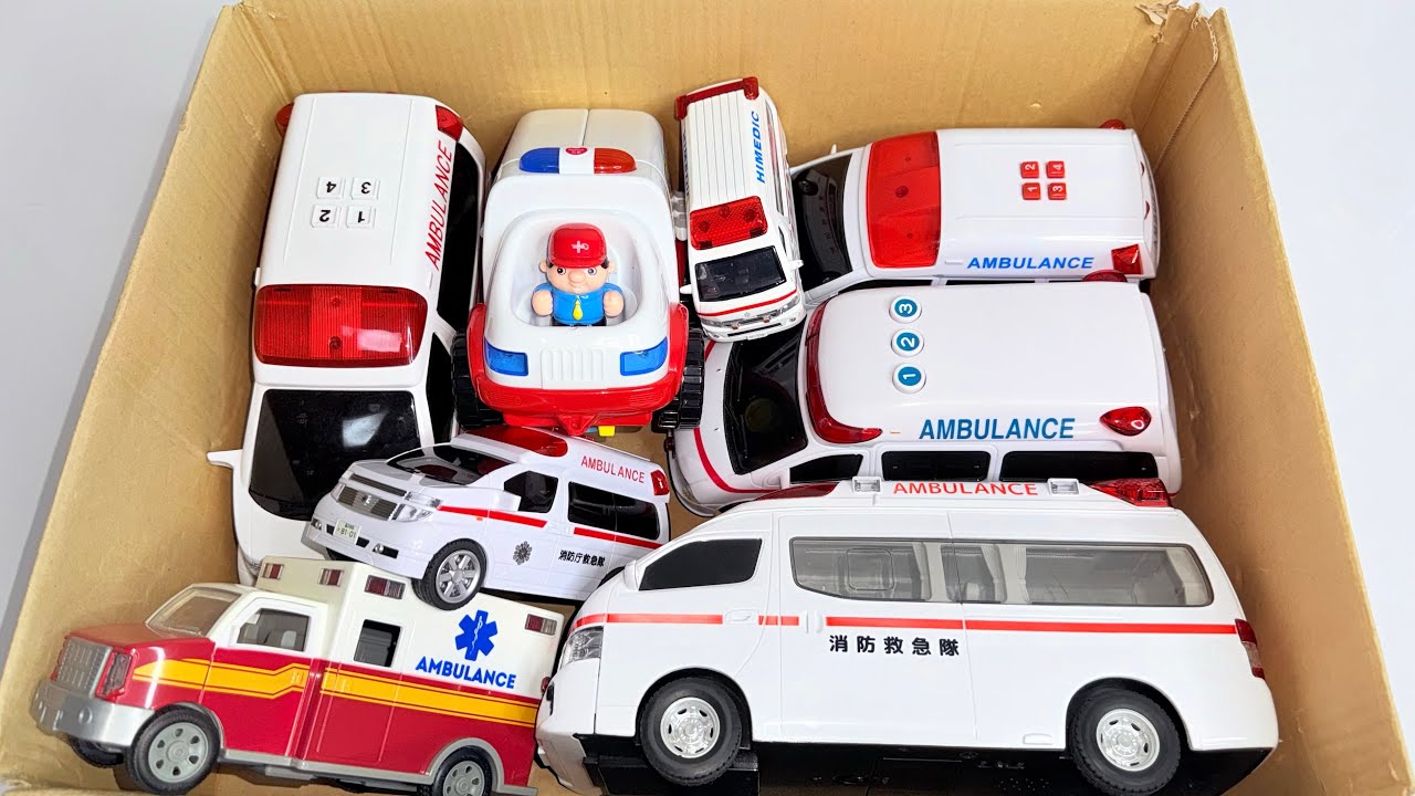 救急車のミニカー緊急走行テスト☆坂道走行ambulance minicar