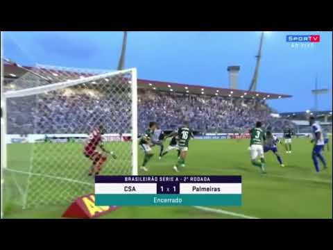 CSA 1 x 1 Palmeiras Melhores Momentos Brasileirão 2019