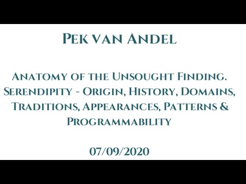 , title : 'Pek van Andel  | Anatomy of the Unsought Finding'