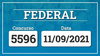 Capa de LOTERIA FEDERAL 5596