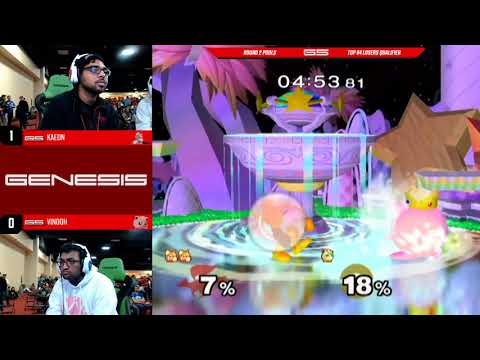 Genesis 5 - Kaeon (Fox) vs Vinodh (Jigglypuff) - SSBM - Top 64 Losers Qualifiers