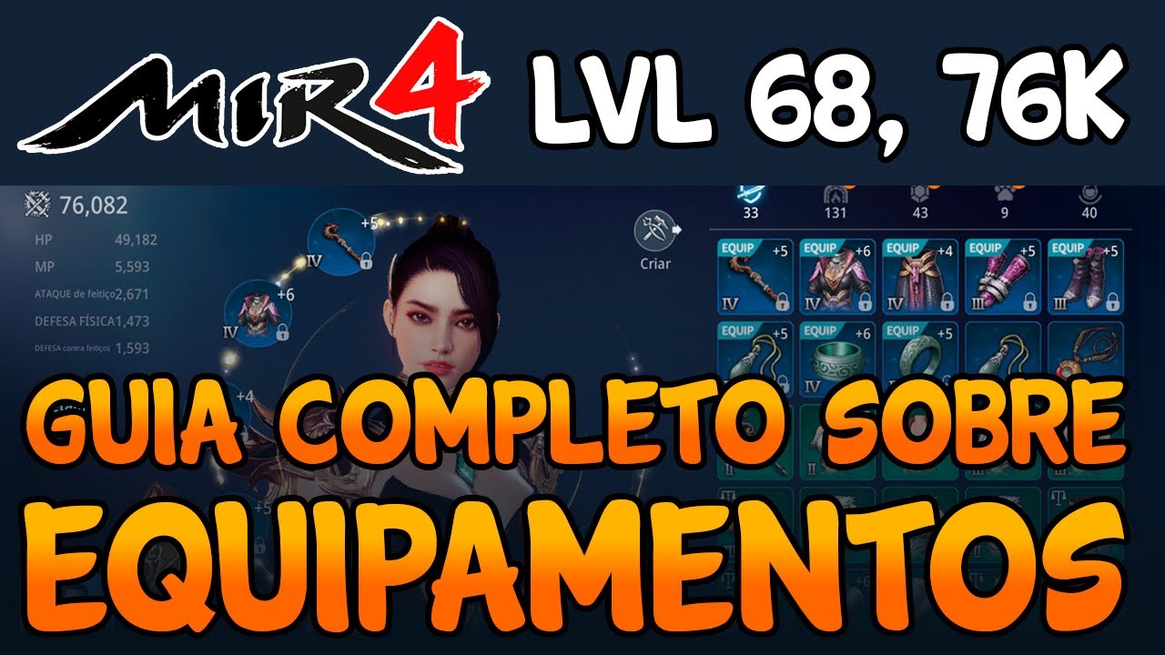 MIR4 - Guia completo sobre Equipamentos (do básico ao avançado)