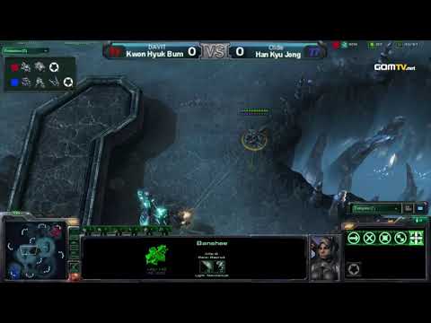 2010 GSL Season 1 Ro32 Match 15 Set 1   DAVIT vs Clide