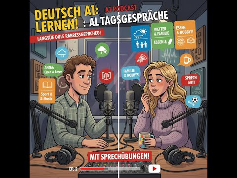 Deutsch lernen A1: Alltagsthemen sprechen (Wetter, Familie, Essen)