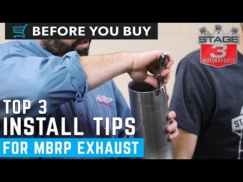 Top 3 MBRP Exhaust Install Tips