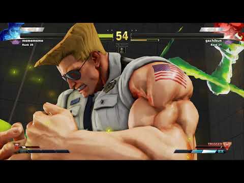 SFV~ Guile (Diago Umehara) vs. Rashid (gachikun) HD 8