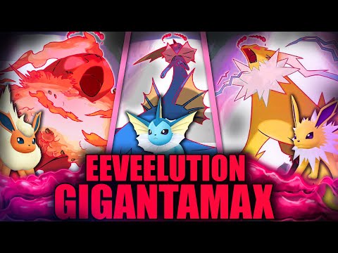 EEVEELUTION GIGAMAX - NUOVE FORME GIGANTAMAX in Pokemon SPADA e SCUDO
