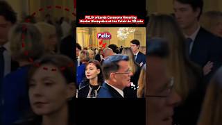 FELIX and Bbokari Attend Nicolas Ghesquière's Ceremony at Palais de l'Élysée! ✨ #felix #straykids