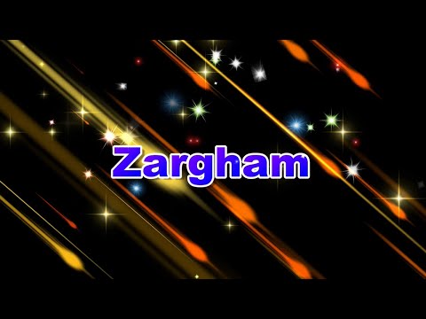 Zargham name Whatsapp Status Video || Zargham name best status