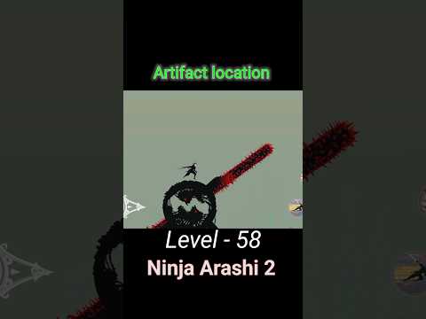 Artifact location Ninja Arashi 2 | level-58 Artifact location | #short #ganes #ninjaarashi2
