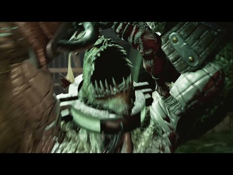 Batman: Arkham Asylum | Killer croc catches Scarecrow