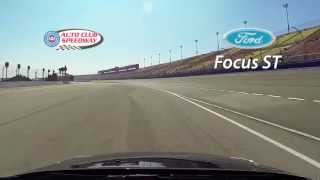 preview picture of video 'Ford Focus ST - Hot Lap at California Speedway Fontana, Calif'