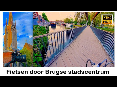 Brugge citytrip: Fietstocht door de historische binnenstad - 4K