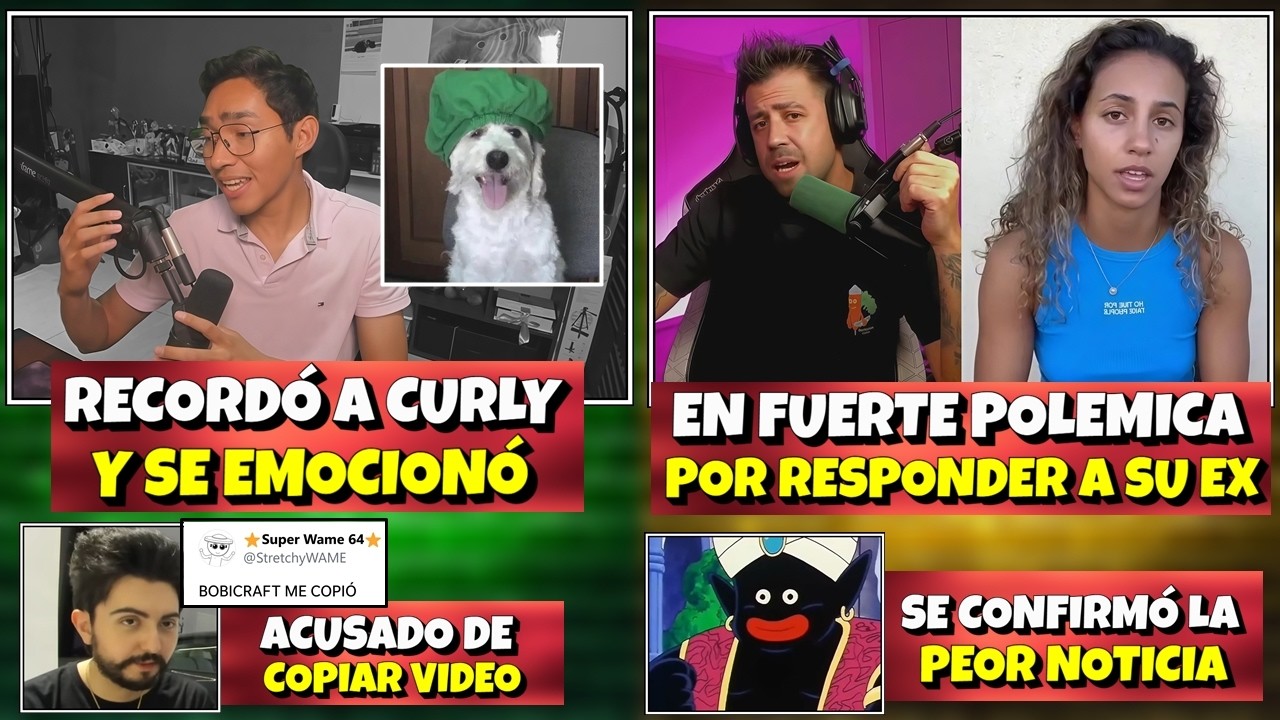 FERNAN RECORDÓ a CURLY Y SE EMOCIONÓ | ACUSAN A BOBICRAFT de COPIAR VIDEO | AURON EN POLEMICA con EX