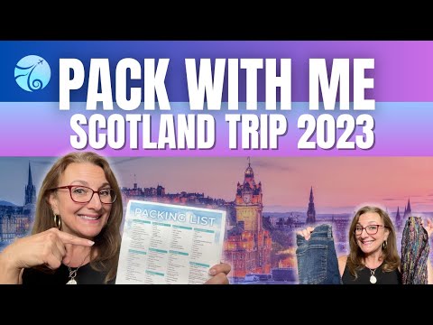 What I Pack for my Scotland Trip | Packing Tips | Pack With Me for Scotland Trip 2023 | travel tips!