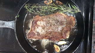 Cast Iron NY Strip Steak