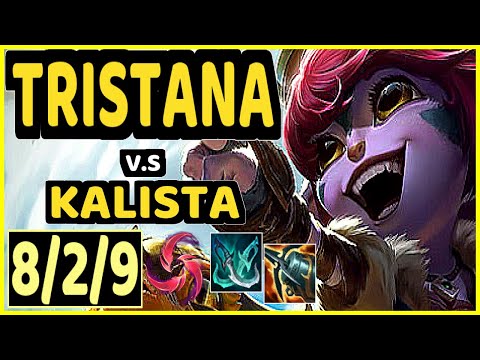 TRISTANA vs KALISTA - 8/2/9 KDA BOTTOM ADC GAMEPLAY - KR Ranked MASTER