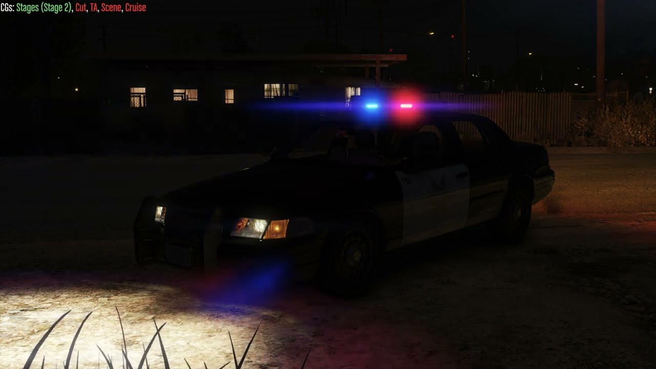 BCSO CVPI - New DLSv2 Features: Light Cutoff, Takedown and Alley Lights