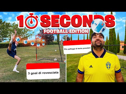 ⚽⏳ 10 SECONDS FOOTBALL CHALLENGE con gli ELITES!