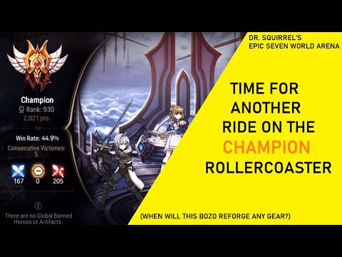 More Casual RTA - Riding the Champion Rollercoaster [Epic Seven World Arena RTA]