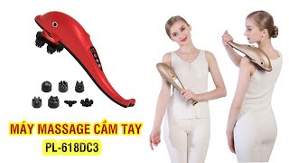 Video Máy massage cầm tay cá heo pin sạc Puli PL-618DC3 - 7 đầu