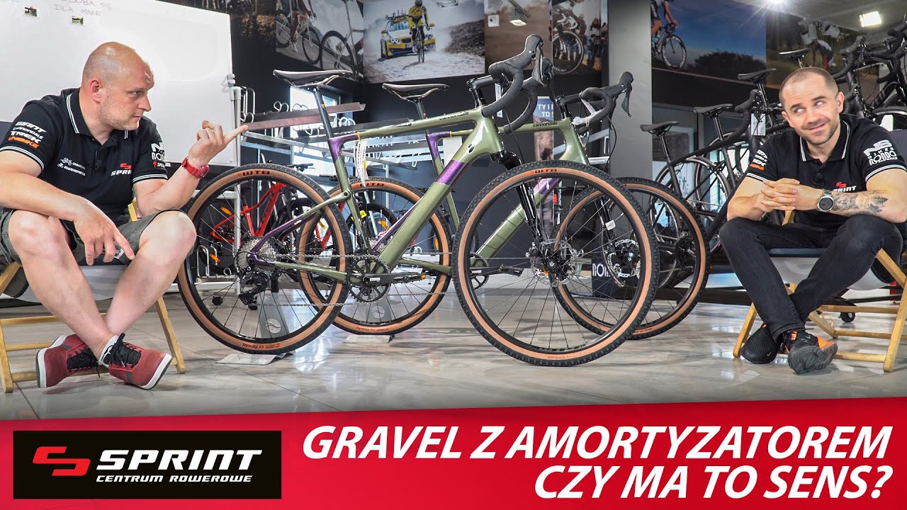 Rower gravel z amortyzatorem. Czy ma to sens Cannondale Topstone Carbon Lefty 3