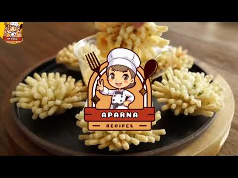 Super Crispy Fried Potato Flowers!! Fall in Love With Garlic Cheese Sauce!! Flourless!