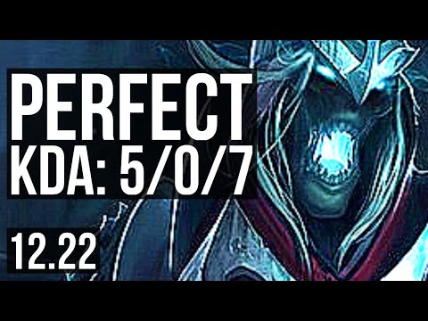 KARTHUS vs SYNDRA (MID) | 5/0/7, 300+ games | KR Master | 12.22