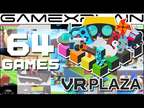 All 64 VR Plaza Games in Labo VR - Gameplay Compilation