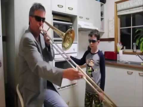 What happens when mom is not home Trumpet song dad and son  REMIX