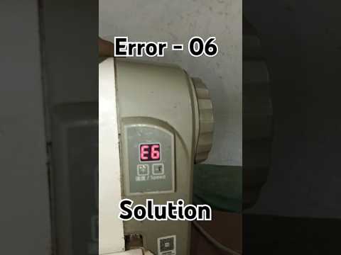 How to remove Error 06 in jack f4  machin.#viral #sewingmachine #shorts #electronics #sewingmachine