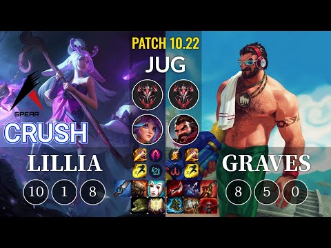 ASP Crush Lillia vs Graves Jungle - KR Patch 10.22