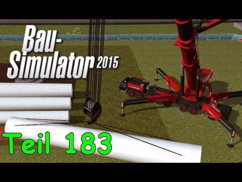 Let's Play Bau Simulator 2015 Teil 183 - Arbeiten mit dem stärksten Mobilkran der Welt | Liongamer1