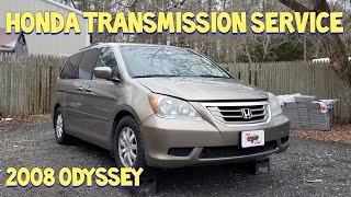 Honda and Acura Transmission Fluid Change. Accord, Odyssey, Pilot. No serviceable filter!!