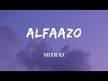 ALFAAZO - MITRAZ || LYRICS VIDEO ||OFFICIAL AUDIO || SF LYRICS HUB ||