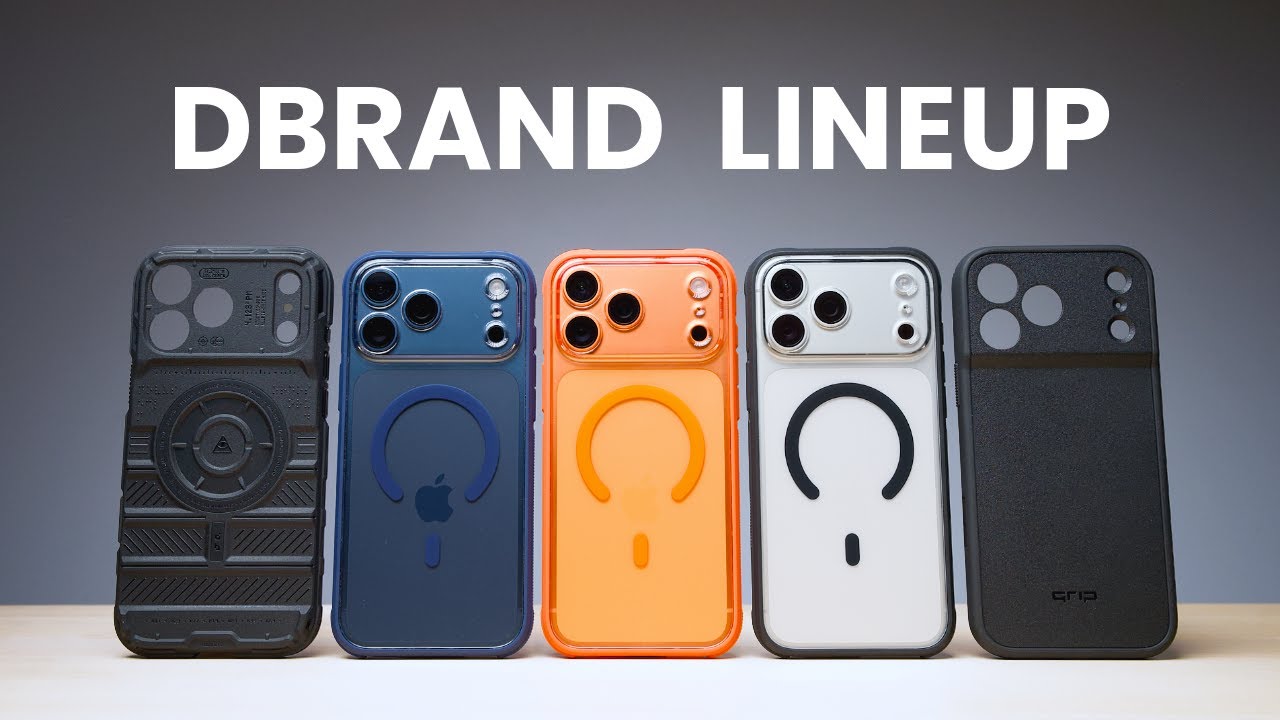 UPDATED!  dbrand Case Lineup for iPhone 17 Pro Max!