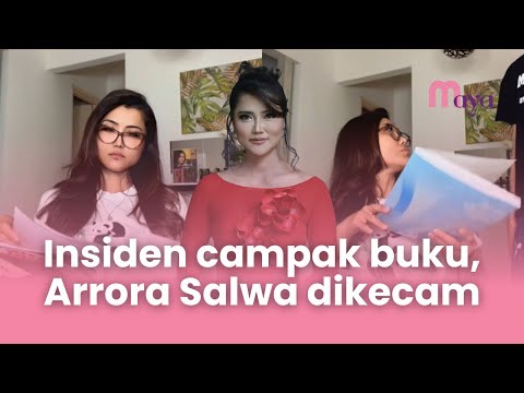 Insiden campak buku, Arrora Salwa dikecam